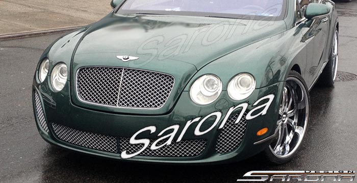 Custom Bentley GTC  Convertible Front Bumper (2003 - 2009) - $1790.00 (Part #BT-002-FB)